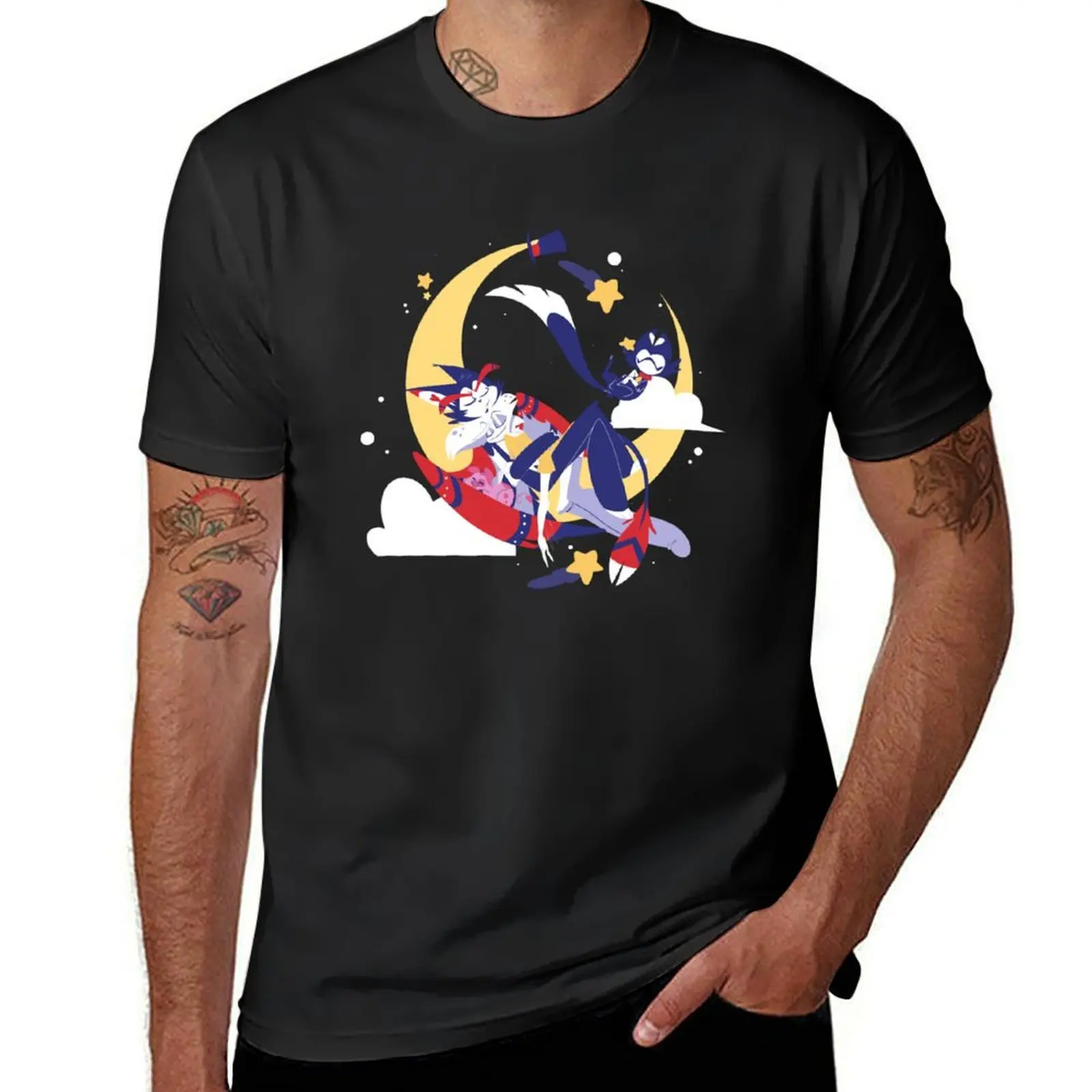 HuskerDust Moonlight Slumber (by SeelApproved) T-Shirt korean fashion customs design your own t shirts men