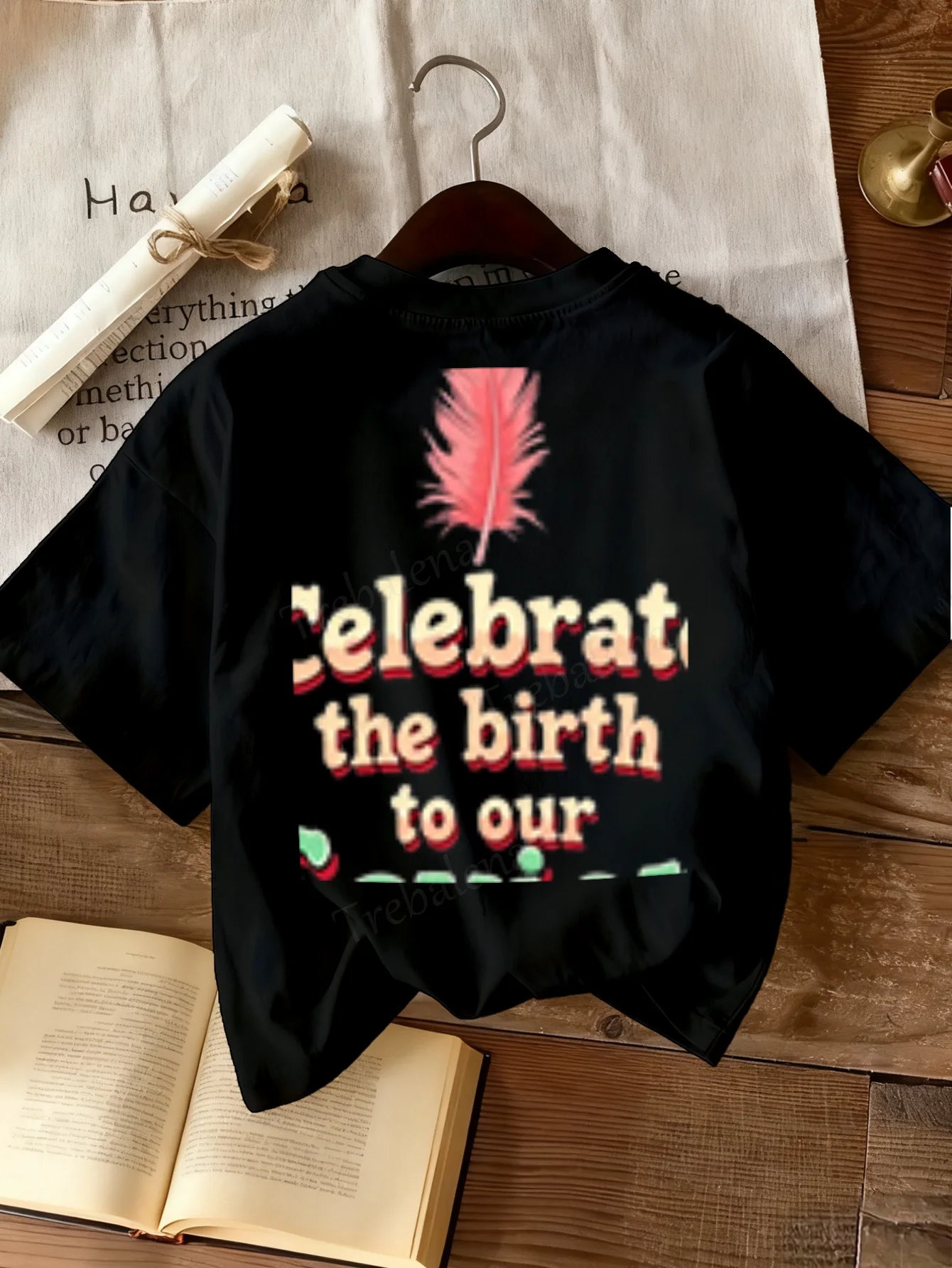 

Women T-shirt Celebrate the Birth to Our Love - Sexy Women's T-Shirt