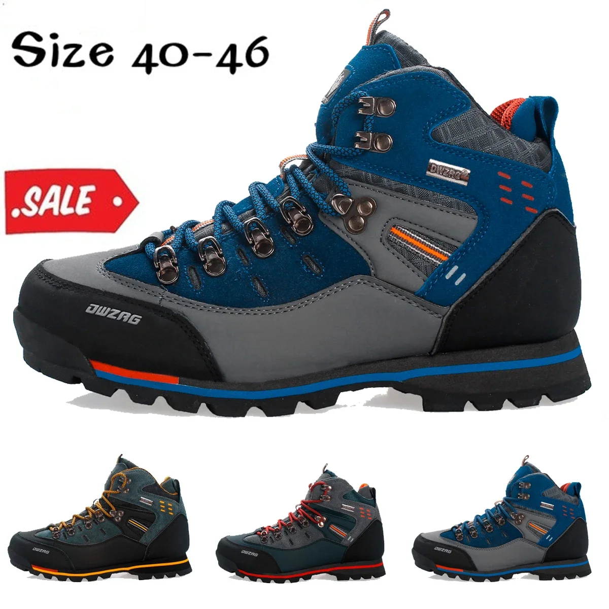 Impermeabile escursionismo all\'aperto stivali da Trekking da uomo inverno alpinismo alpinismo scarpe da campeggio moda Casual stivali da neve