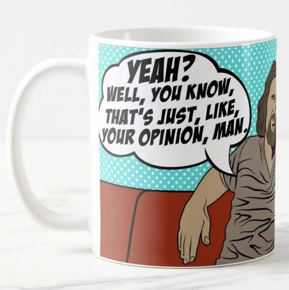 The Big Lebowski, The Dude, Bowling, Inspired Customized Coffee Mug Gift, Father's Day Gift, Cult Culture, 11 Oz Novelty Cof