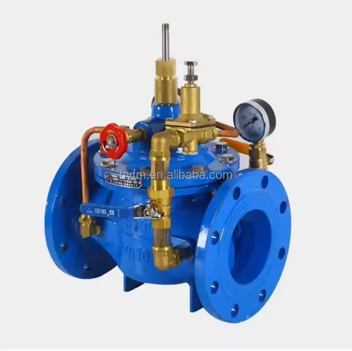 Customized pilot operated pressure reducing valve for pipeline flow control DN50 water pressure reducing valve