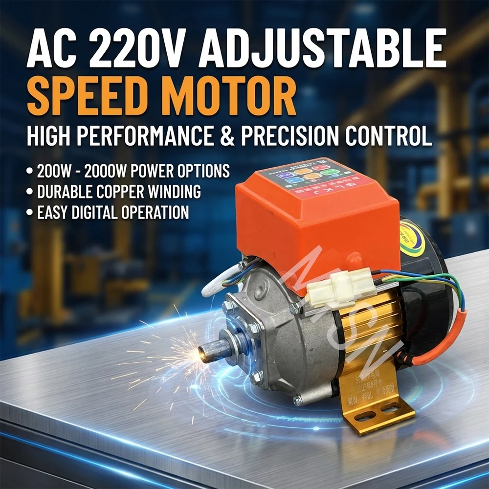 800W 1100W 2200W Brushless Electric Engine Adjustable 220v Electric Motors High Power 220v Single Phase Motors for Generator Set