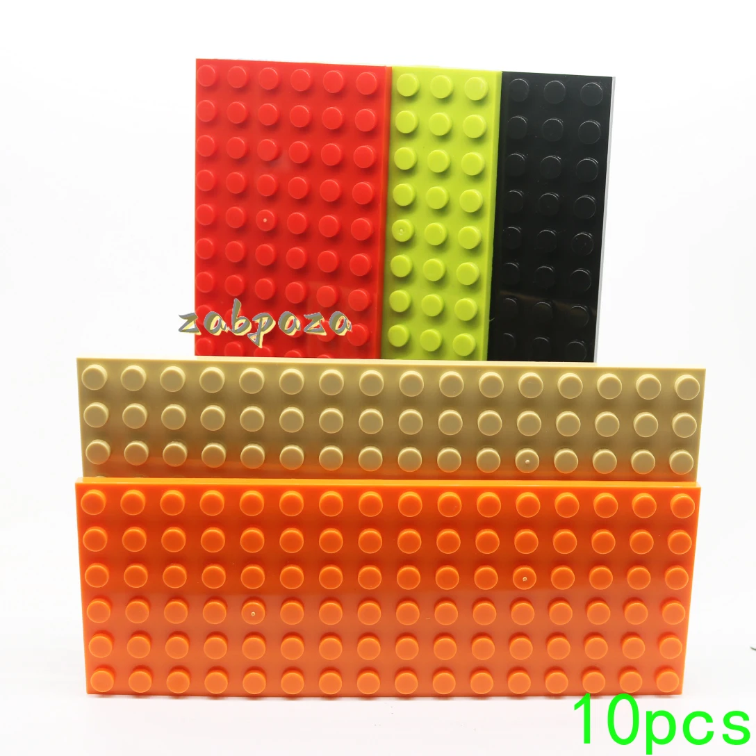 

10PCS MOC 3027 6x16 Board Building Blocks High-Tech Plate House Castle Bricks EducationalParticle Toy Children Birthday Kid Gift