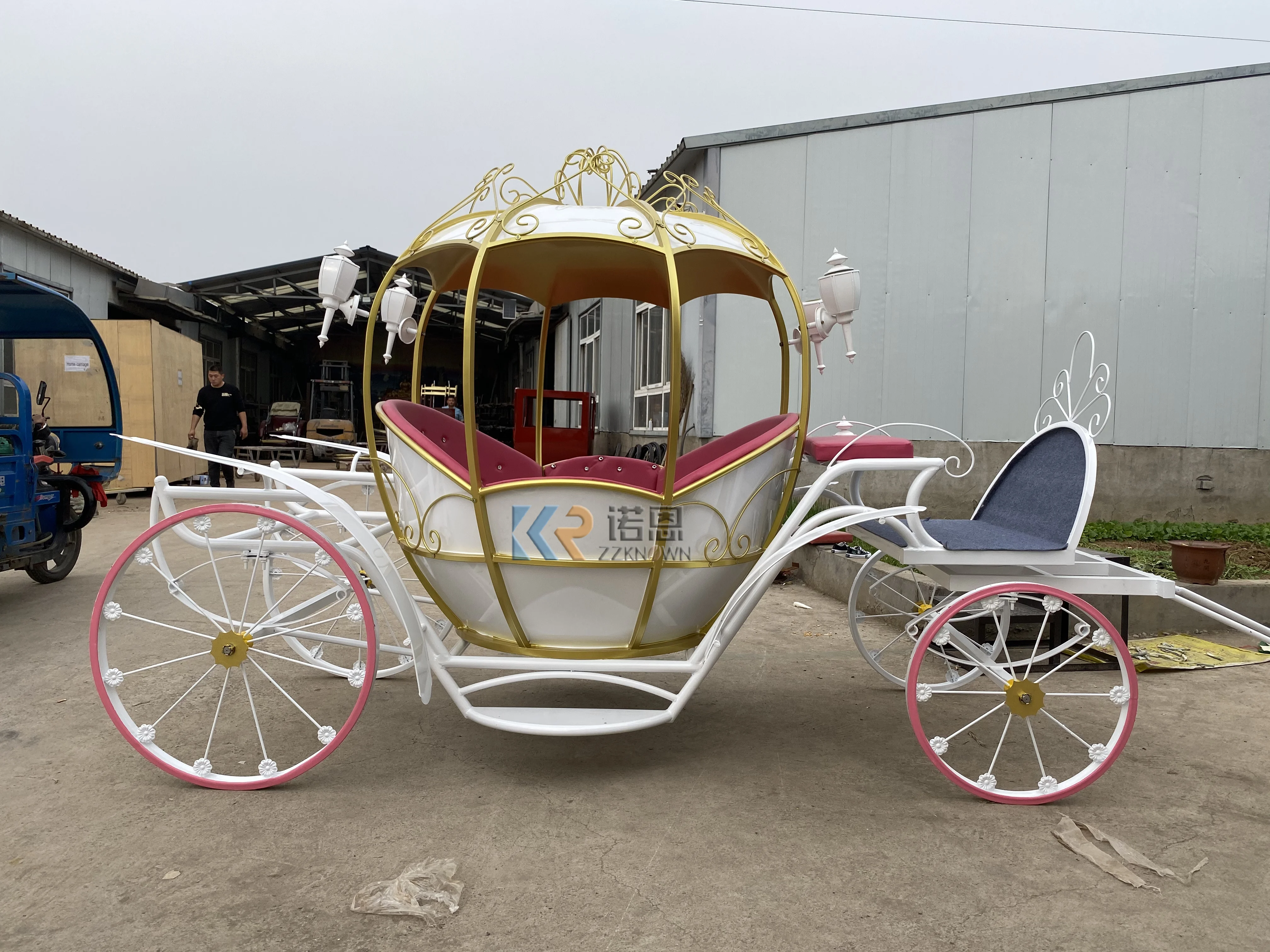 High Quality Princess Pumpkin Carriage/Factory Outlet Wholesale Price Horse Carriage For Sale