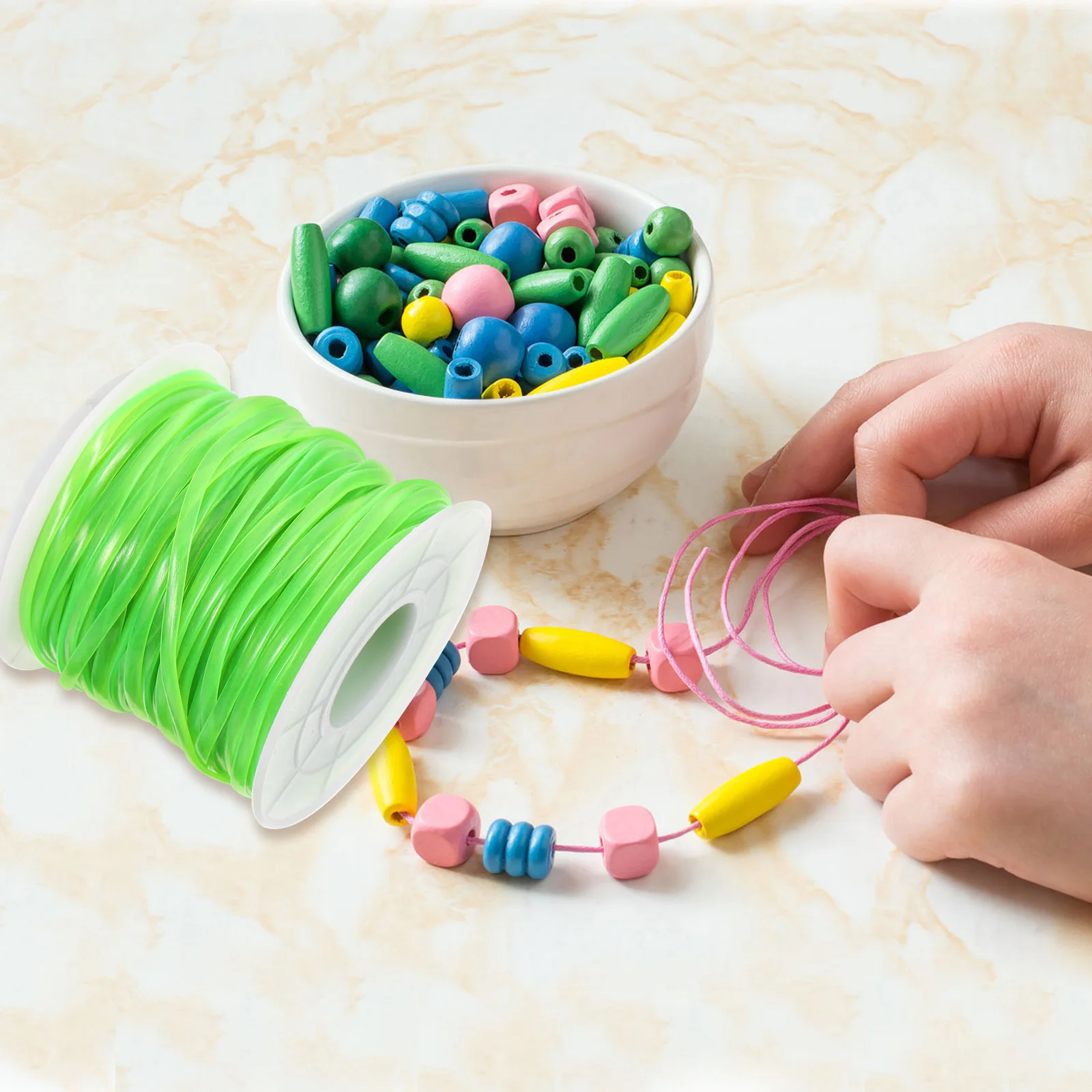 

1 Roll Glow In Dark Rope High Strength Low Stretch Impact Resistant Outdoor Safety Cord For Camping Hiking Mountaineering Tent