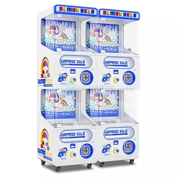 Shipping Shop Coin Operated Machine Capsule Vending Toys Machines Gasha Double Layers Vending Machine