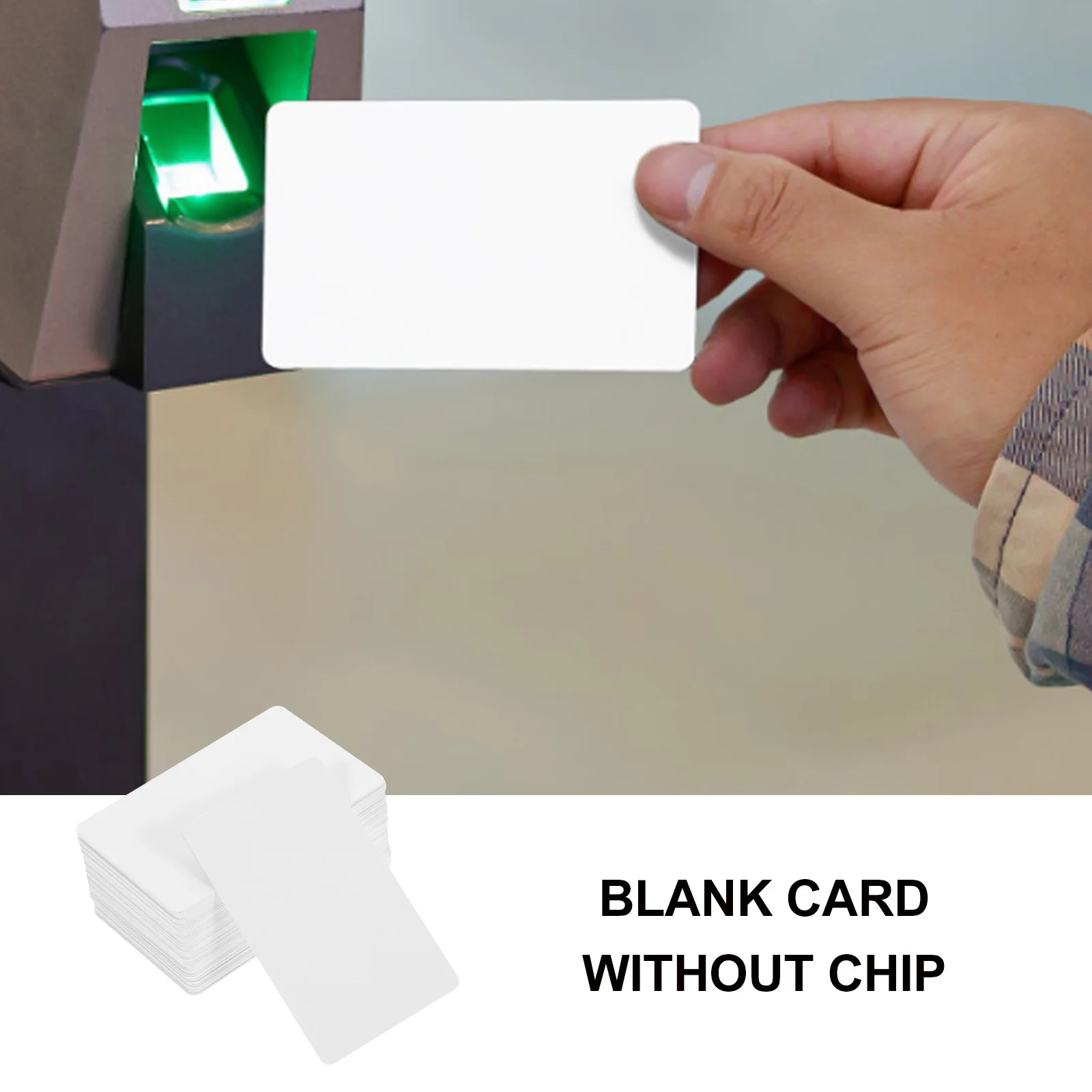 20 قطعة بطاقات عمل PVC فارغة مزدوجة الجوانب قابلة للطباعة بطاقة PVC بيضاء فارغة لشارات الهوية بطاقة بلاستيكية مقاومة للماء