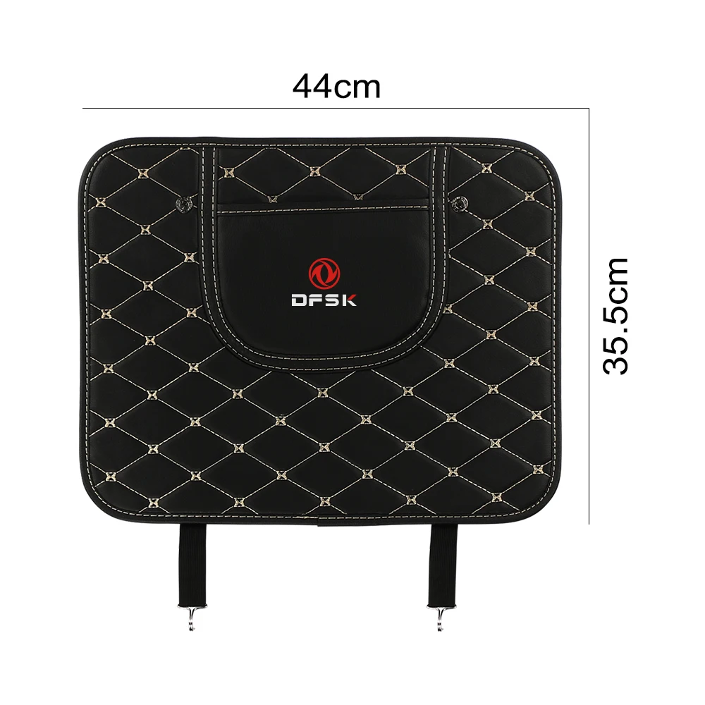 For Dongfeng DFSK 580 Glory DFM s30 h30 corss t5l sx5 f507 ax7 Auto Accessories PU Leather Car Seat Back Pad Anti-kick Mat