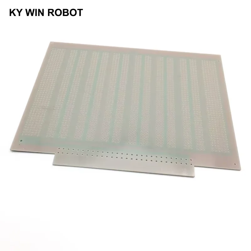 Placa de circuito Universal para Arduino, 1 piezas, 15x18,5 CM, verde, un solo lado, prototipo de papel PCB, matriz de experimentos, 15x18,5 CM