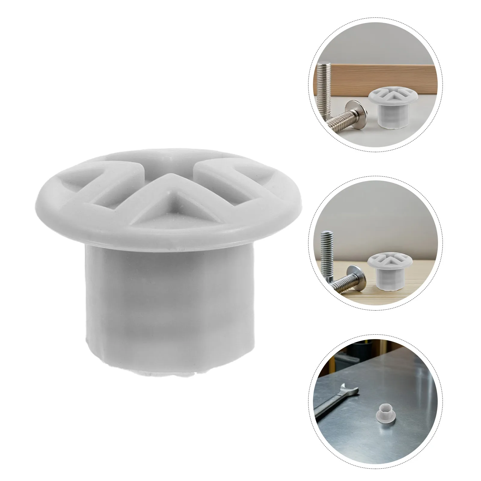 8Pcs Slide Replacement Screw Caps Plastic Dome Cover 1.5cm Id Easy Maintenance Outdoor Playground Slide Accessories