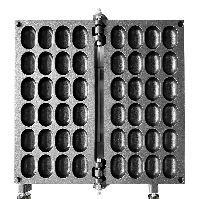 Commercial Jujube Cake Maker Electric Snack Machine for Street Stall Baking Waffle Oven with Smile Egg Mold Kitchen Equipment