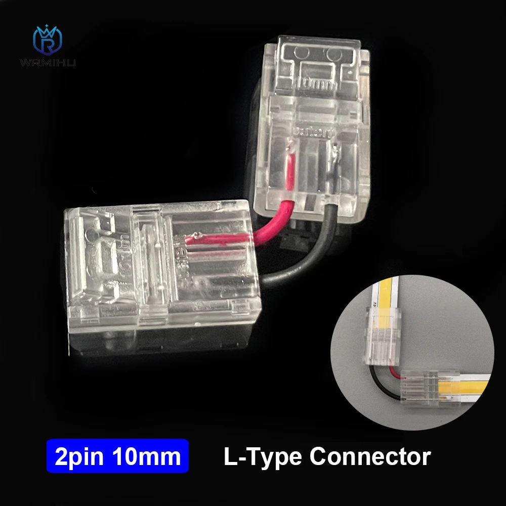 단일 색상 CCT RGB RGBW LED 스트립 및 코브용 내부 및 외부 각도 변환 커넥터, L/I(R), 2 핀, 3 핀, 4 핀, 5 핀, 6 핀 커넥터, 5 개