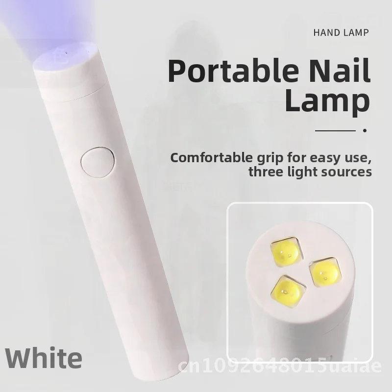 

Портативная мини-светильник для дизайна ногтей, универсальная ручная лампа для фототерапии с функцией хранения электропитания для дизайна ногтей