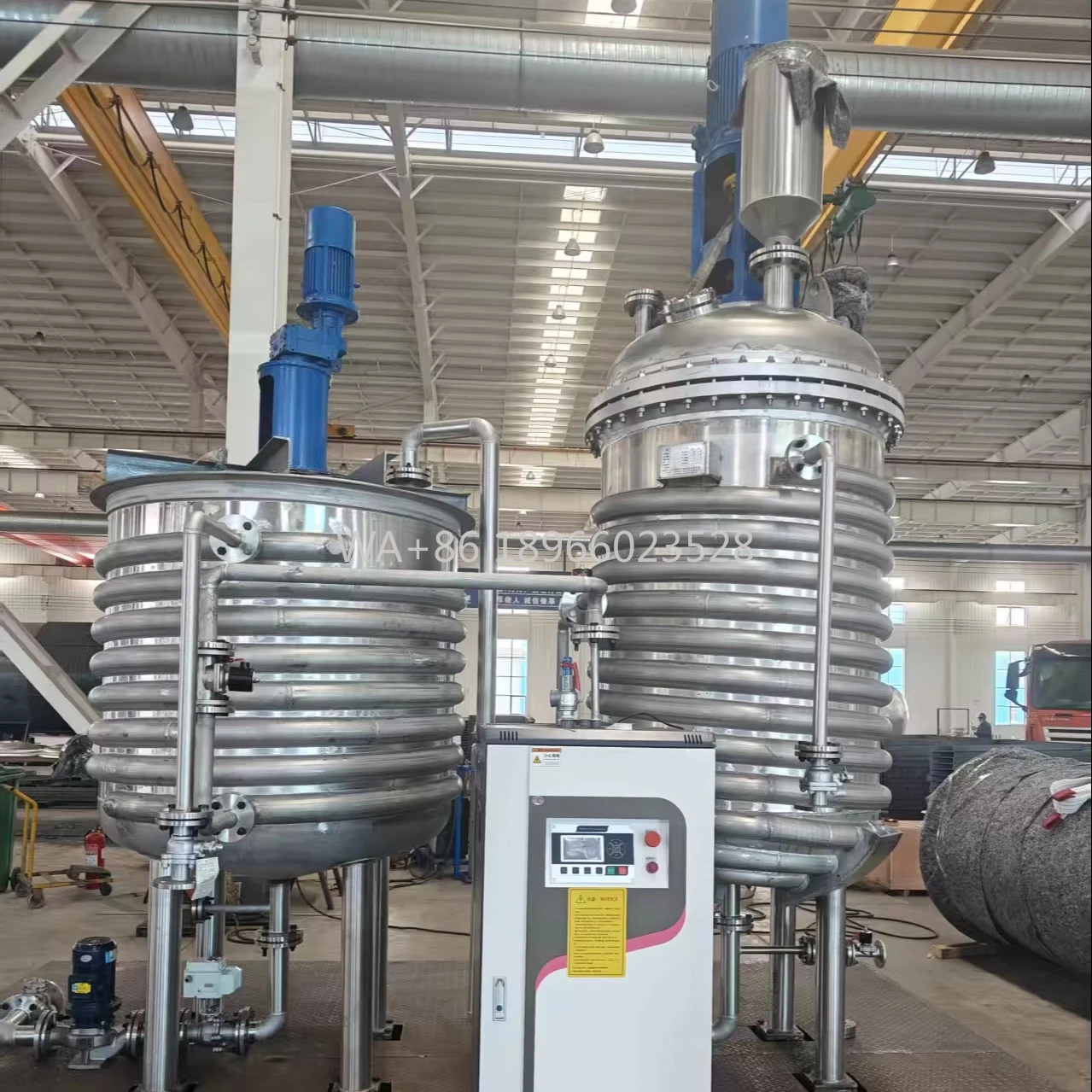 مفاعلات خلط كيميائية للخزان OUMI غلاية تفاعل الضغط العالي من الفولاذ المقاوم للصدأ خلط متعدد الوظائف #1