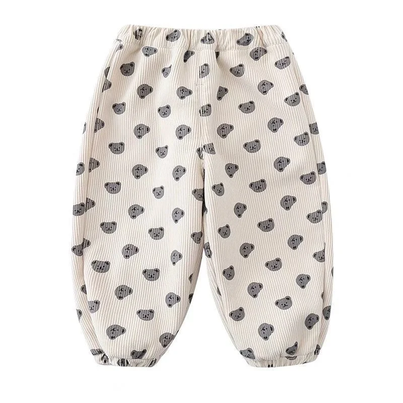 Boys Casual Pants Long Trousers Cotton 2024 Cute Spring Autumn Baby's Kids Pants High Quality Children's Clothing