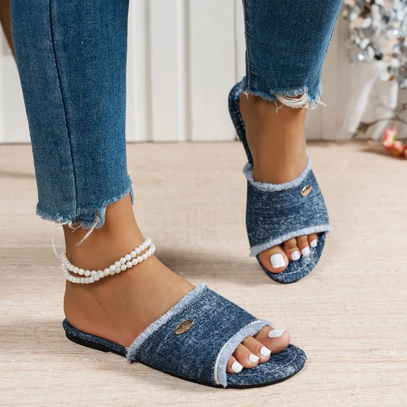 2026 New Simple Style Solid Lightweight Women's Slippers Summer Fashion Round Toe Comfort Non Slip Women Shoes Шлепки Женские