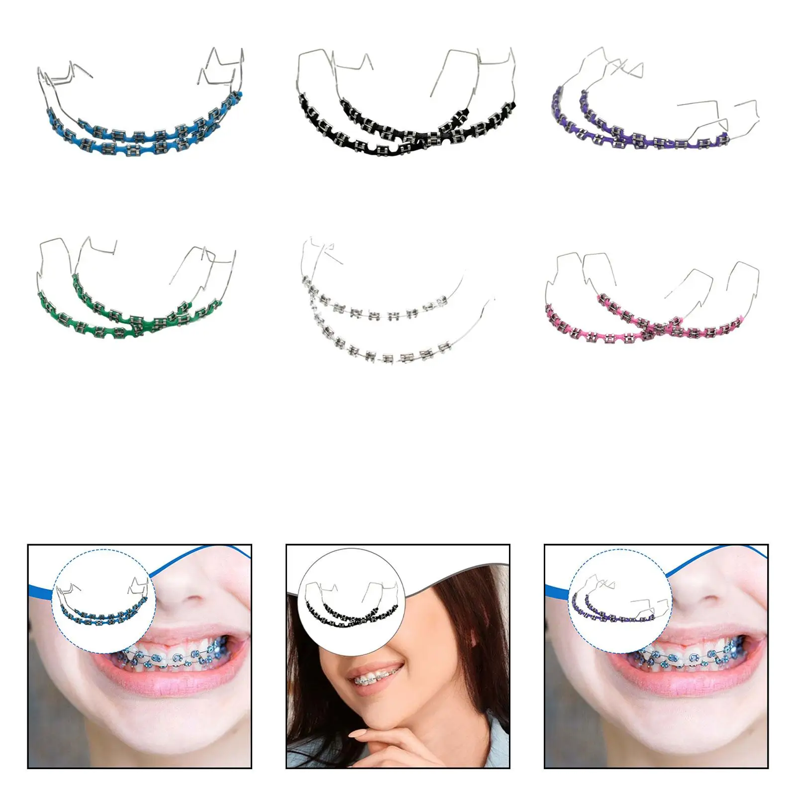 

Модные цветные временные декоративные металлические проволочные ортодонтические лигатуры для студентов-стоматологов (для практики)