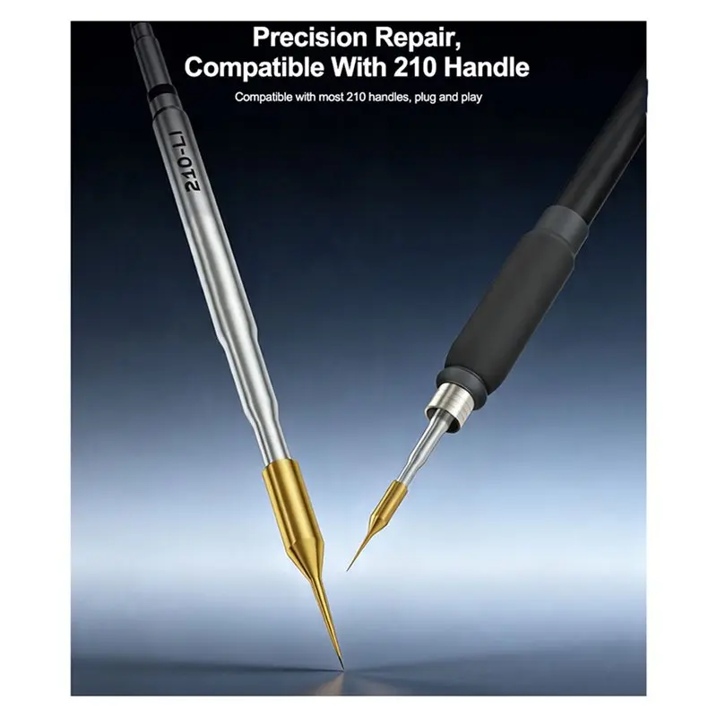 【FAMILY GATHERING】RELIFE Motherboard Flying Wire Repair 210-LI 0.1Mm Ultra-Fine Soldering Iron Tip Special Pure Copper Fast Heat