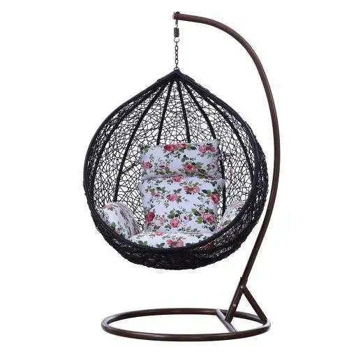 

Indoor outdoor rope hanging swing terrace bedroom hammock egg chair swing custom patio swing chair