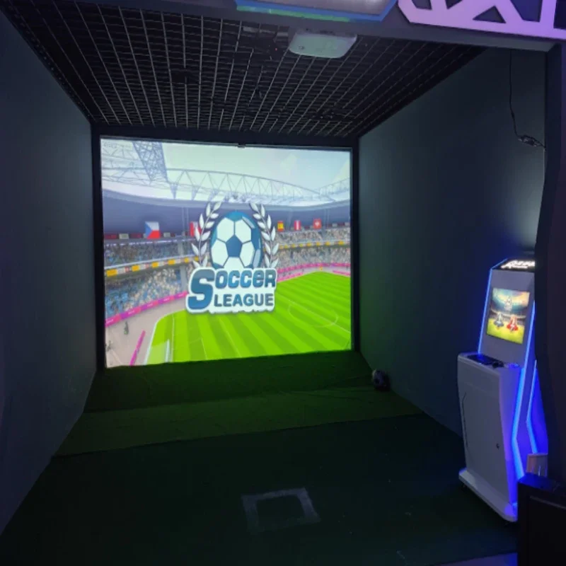 ARサッカーゲームプロジェクター、ゲームシミュレーター、インタラクティブシステム機器セット、屋内および屋外用の屋内デジタルサッカー、金属yh