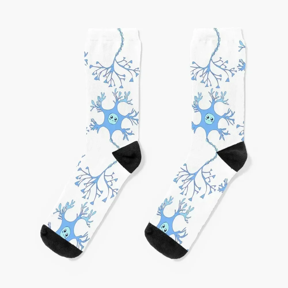 Cute Neuron Socks New year's luxe with print Men Socks Women's