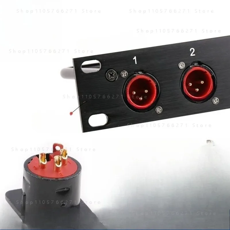 For 1U cabinet panel 12 bit audio & video/audio/1U cabinet 3 core, socket
