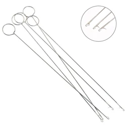 1pcs Stainless Steel Sewing Loop Turner Hook Turning Fabric Tubes Strap Tool