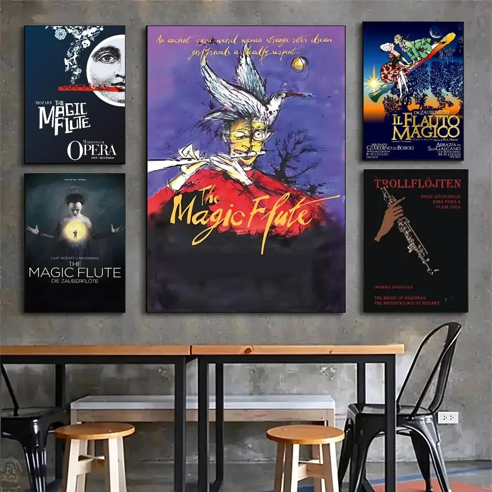 opera Die Zauberflöte Poster Poster HD Printing Vintage Luxe Home Decor Wall Art for the Living Rooms Entryways Gift