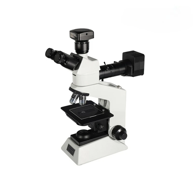 مجهر ميتالوغرافي رقمي لأشباه الموصلات الضوئية طبقة رقيقة المواد المعدنية لوحة دوائر كهربائية القياس التجريبي