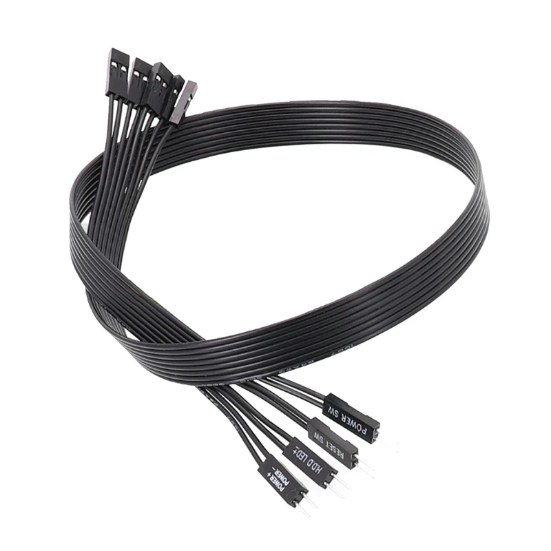 DXAB DuPont-2.54 Male and Female Extension Line for LED/PLED/Reset SW /Power SW Cable