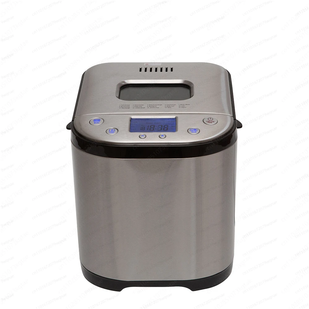 Stainless steel automatic toaster 2-pound capacity, electric portable with timing function and 60-minute insulation function