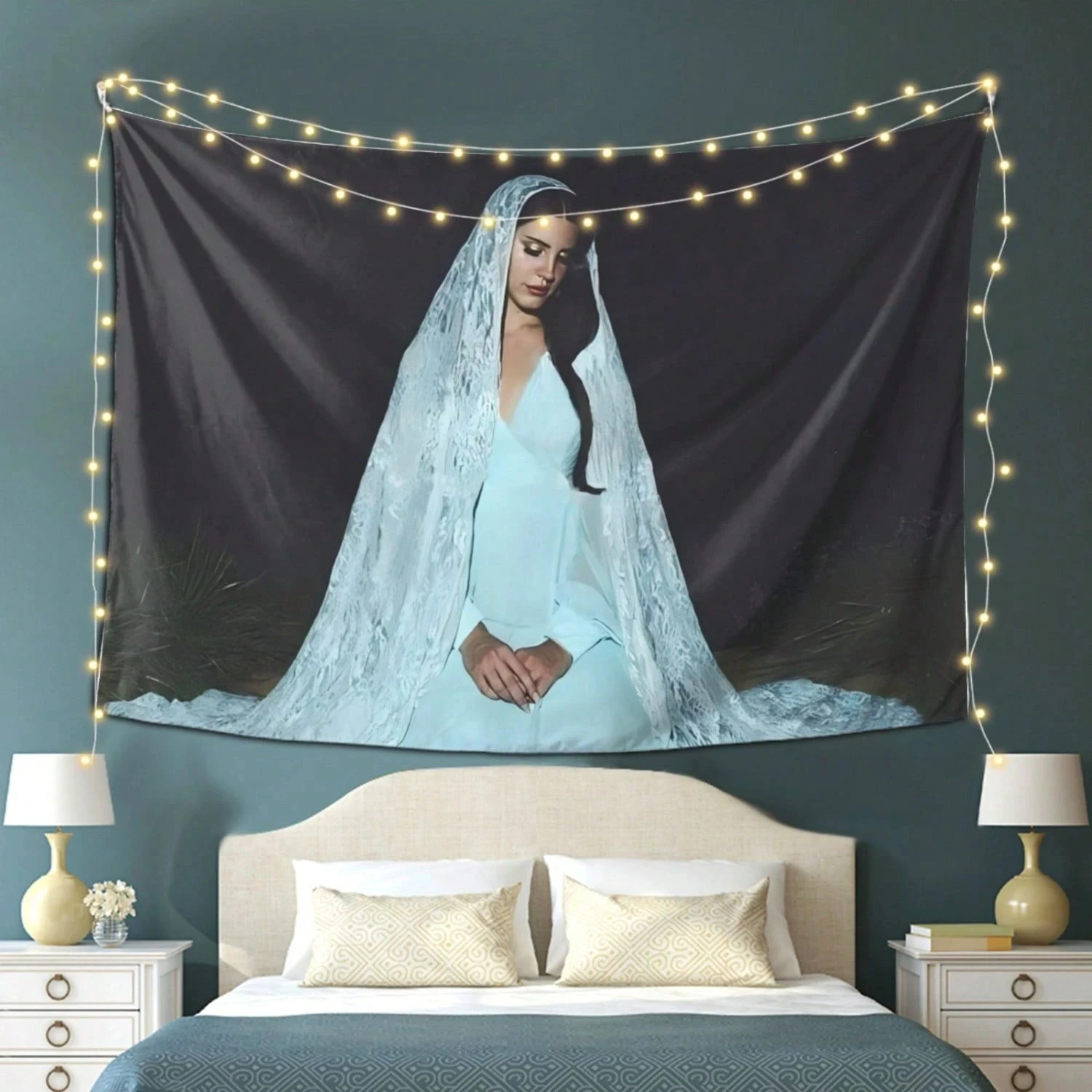 Lana Is A Princess Tapestry, Soft Suede Horizontal Wall Art, Home Bedroom Living Room Decor, Ideal Personalized Gift