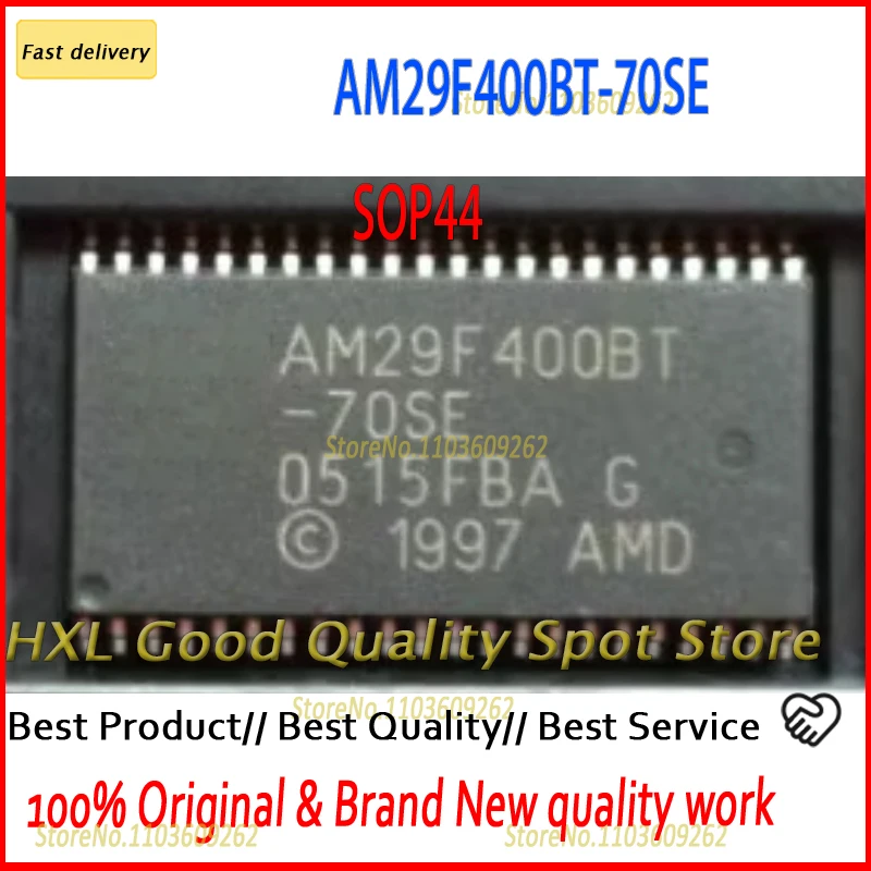 Original Genuine 10PCS /lot   AM29F400BT-70SE AM29F400BT AM29F400 SOP44 in stock ic