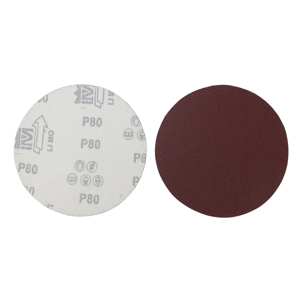 20/50/100pcs 6inch 150mm Flocking Disc Sandpaper Sheet Back Flocking Sandpaper Flanging Grinding Sheet Self-adhesive Flocking