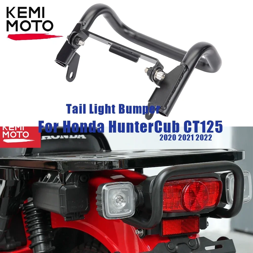 

For Honda CT125 Hunter Cub Trail 125 2022 Motorcycle Tail Light Bumper Pipe Protection Rear Taillight Lamp Hoods 2020 2021