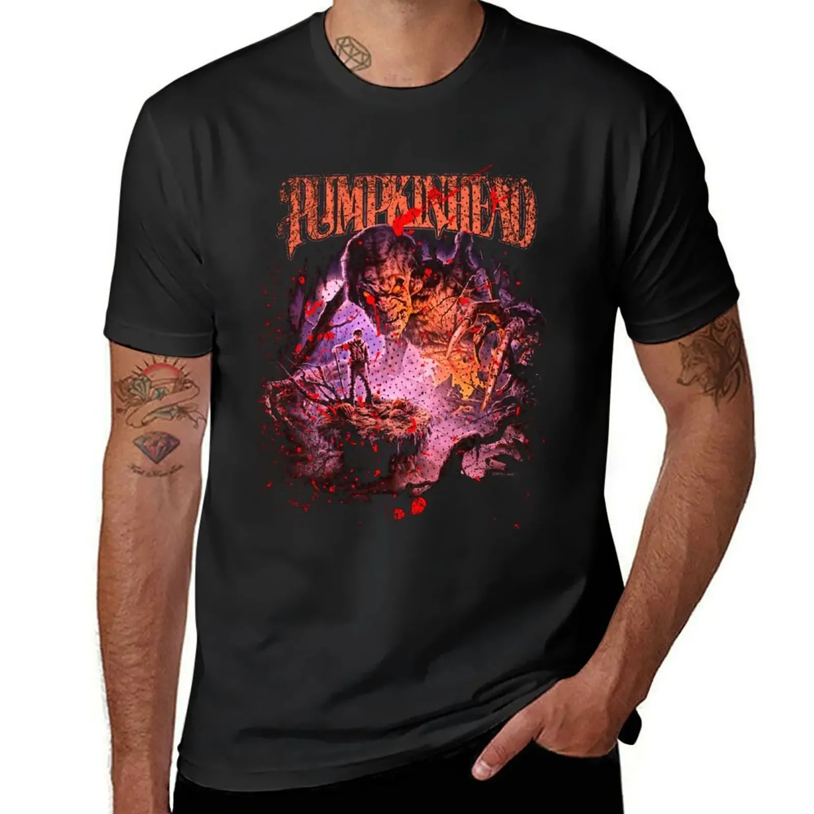 Exploring Pumpkinhead's Vengeful Entity T-Shirt cotton graphic tees plus sizes tops anime oversized t shirt men