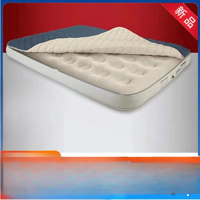 Inflatable Household Outdoor Floatation Bed High Thermal Zipper Removable Home Auto-Inflation Air Mattress Portable Double Bed