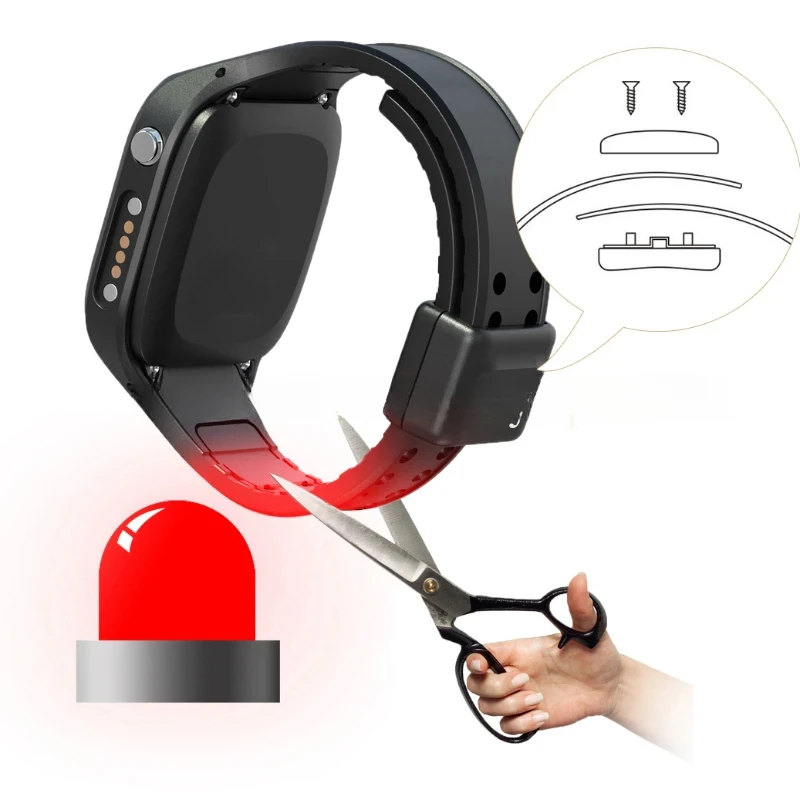 For Prisoner with Tracking System and App Customize Global 4G Tamperproof Personal GPS Tracking Bracelet Wrist Ankle Tracker