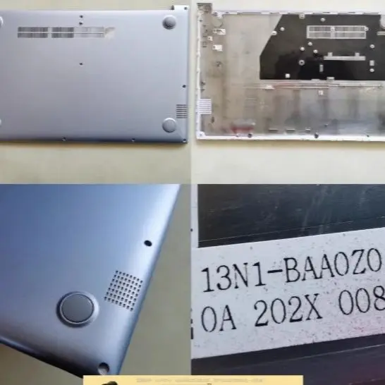 غطاء سفلي جديد للكمبيوتر المحمول بنسبة 95% لهاتف ASUS X513 F A513E V5050 E FL8800I من البلاستيك