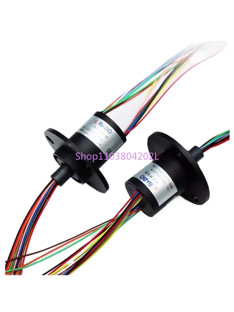 6-56 Channels Current/signal Conductive Cap Type Slip Ring, Small Collector Ring for Stage Lamp Conductive Ring Transmission