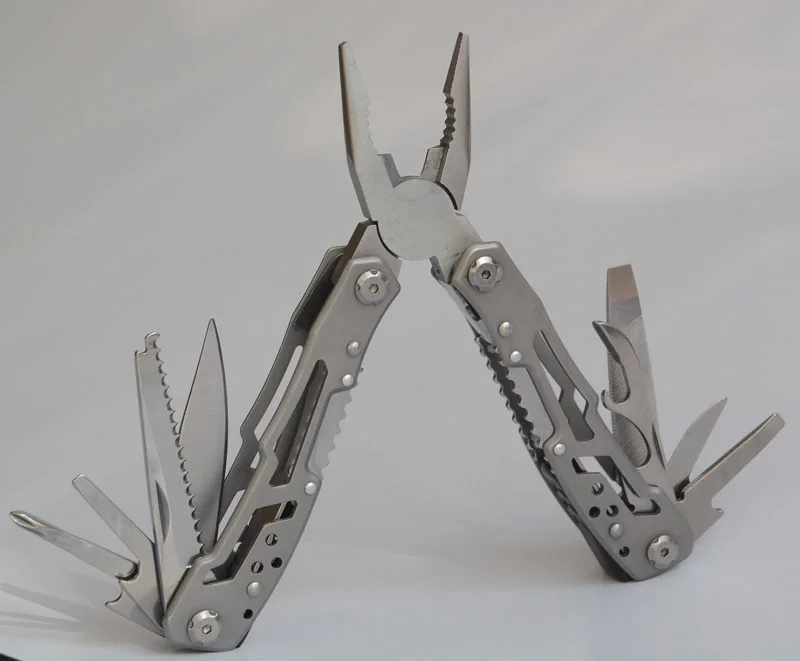 Stainless Steel Multi-tool Pliers Outdoor Combination Knife Pliers Folding Portable Multi-purpose Pliers Tools