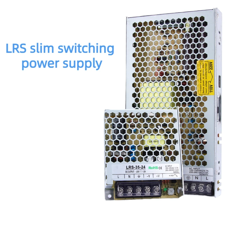 LRS Series High-power Adjustable DC 12 Transformer Charging Station Compatible with 24V Switching Power Supply