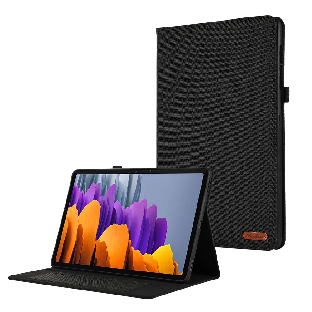 For Samsung Galaxy Tab S11 Ultra SM‑X930 X936 14.6 Inch Case Fabric Stand Case Shockproof Anti‑Drop Tablet Protective Cover