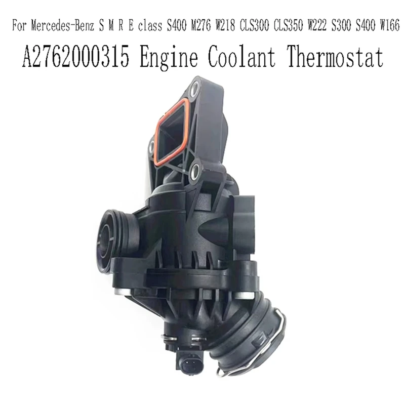 A2762000315 Engine Coolant Thermostat For Mercedes-Benz S M R E Class S400 M276 W218 CLS300 CLS350 W222 S300 S400 W166