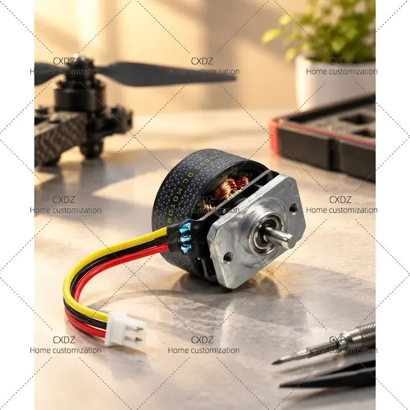 5pcs 27mm Outer Rotor Brushless Mini Motor BL2719O-032 Ball Bearing DC 3.7V 10000 RPM High Speed Compact Electric Engine