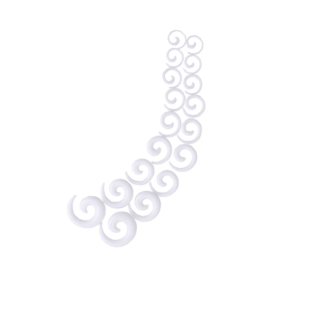 Acrylic Plug Spiral Ear Stretching Kit Body Piercing Jewelry Set for Fashion Ear Gauges Tunnels Piercings