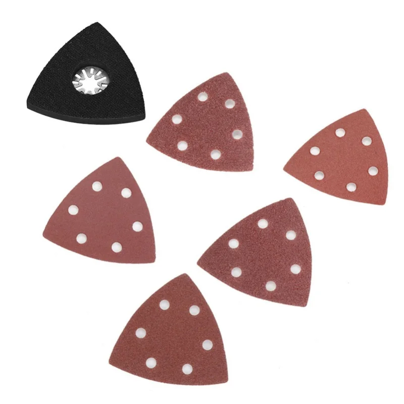 

101pc Sanding Set Sandpaper For Bosch Fein Oscillating Multi Tool Cutting Cutter Pad