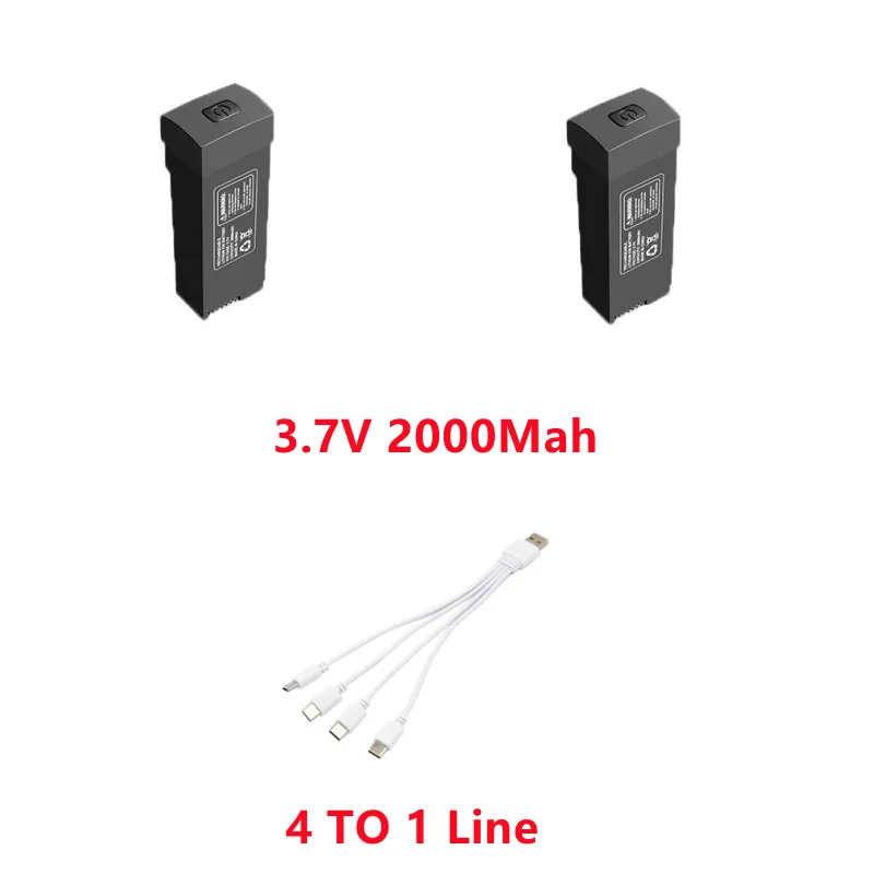 MINI 4 MY04 Brushless Smart Avoid Obstacle 8K Camera Optical Flow Hovering RC Drone Spare Parts 3.7V 2000Mah Battery/Propeller