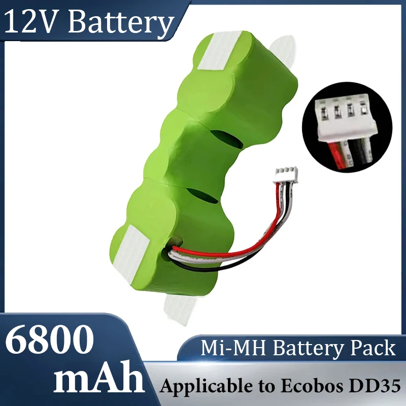 12V NiMH battery replacement for Ecovacs Deebot DE5G DD35 DG710 DM88 for Deebot 610 901 902 robot vacuum cleaner battery