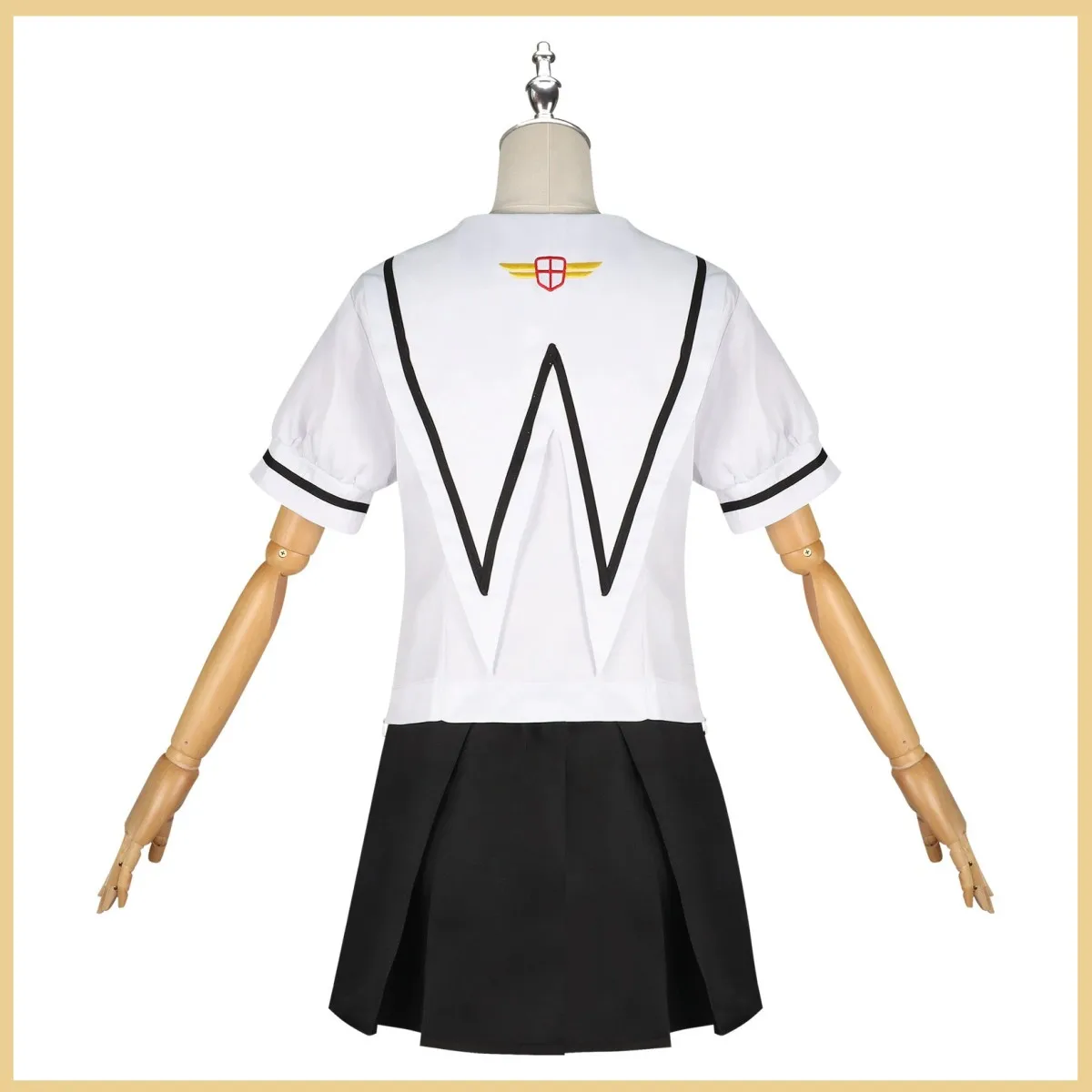 Anime Cardcaptor Sakura Kinomoto Sakura Cosplay Costume Summer School Uniform White Shirt Woman Kawaii Campus Sailor Suit - view 5